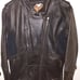 Vintage Women's Authentic Harley Davidson Black/ Brown Leather Jacket Size Large