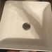 Logmey 15''x15'' Square Above White Porcelain Ceramic Bathroom Vessel