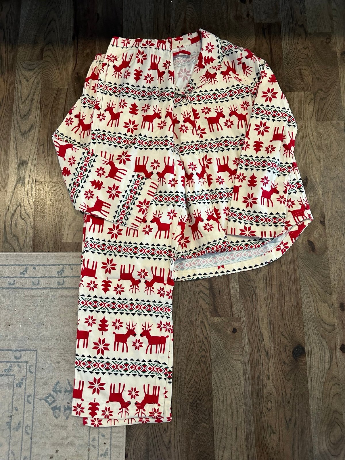 Hanna Andersson adult large holiday Christmas pajamas