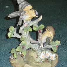 10 Goldfinch Andrea By Sadek Hand-Painted Porcelain Bird Figurine - RARE GIFT!