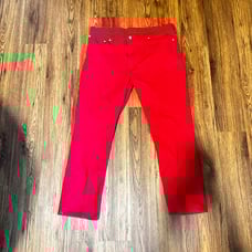 Unique Levi 511 red tapered jeans | 40x32