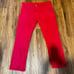 Unique Levi 511 red tapered jeans | 40x32