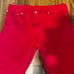 Unique Levi 511 red tapered jeans | 40x32