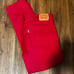 Unique Levi 511 red tapered jeans | 40x32