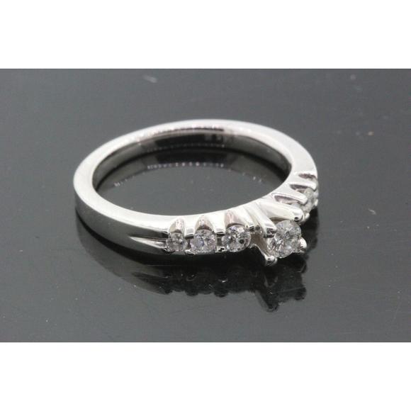 Women's 14k White Gold & Diamond Engagem