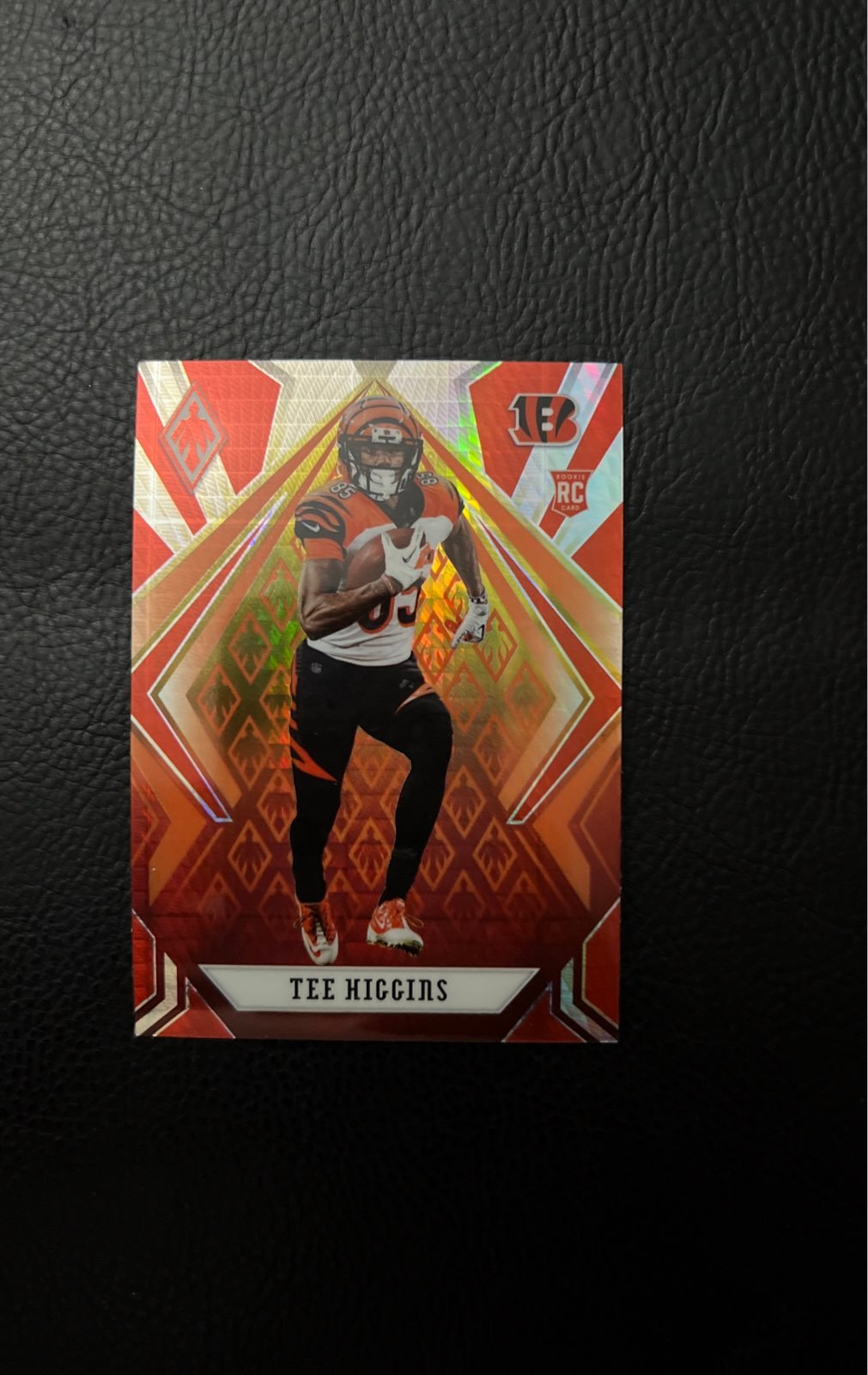 Tee Higgins Rookie Phoenix Fire Burst Card