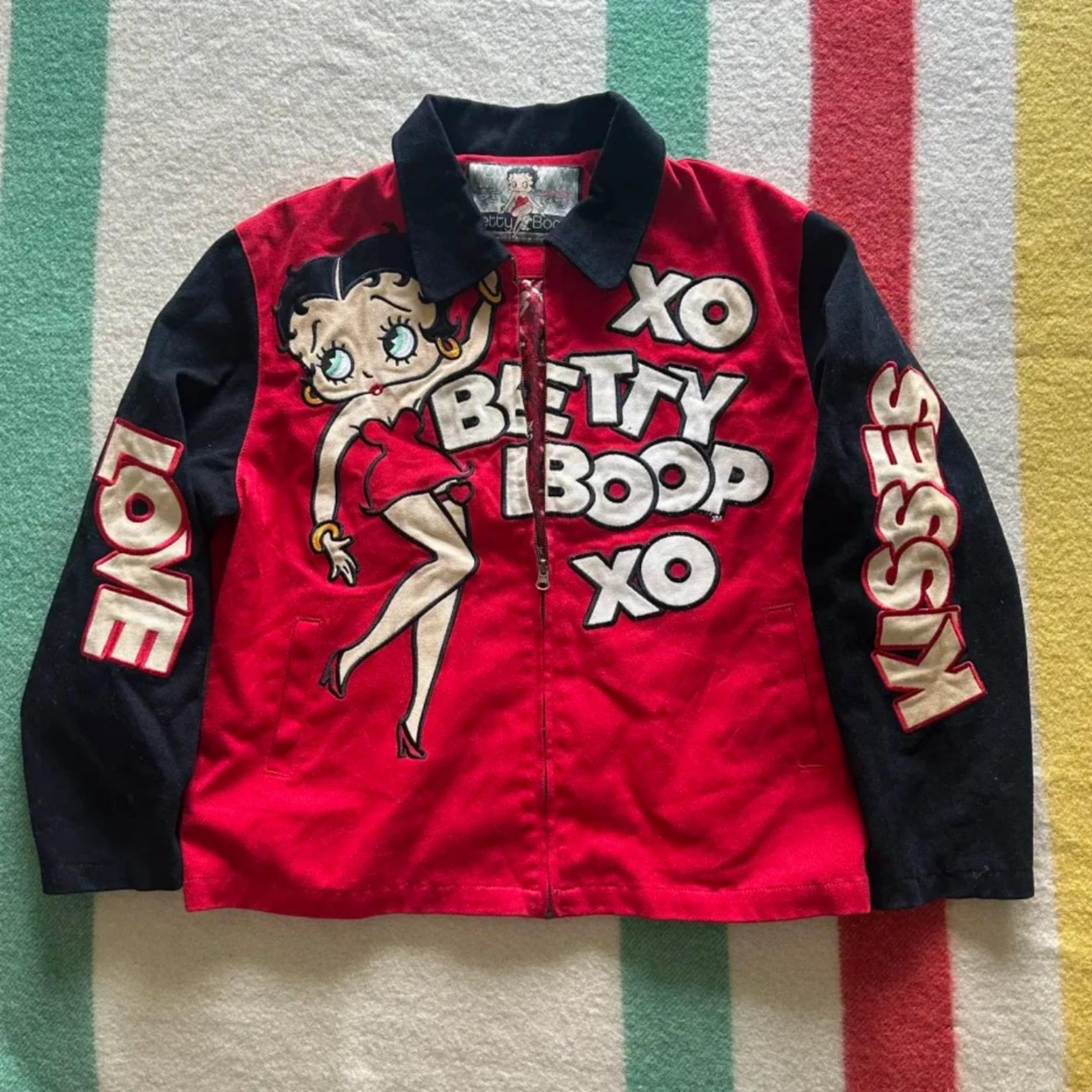Vintage Jeff Hamilton Betty Boop Women's Jacket Size XL