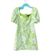 NWOT French Connection Lime Green Berina Whisper Light Printed Dress Size 4