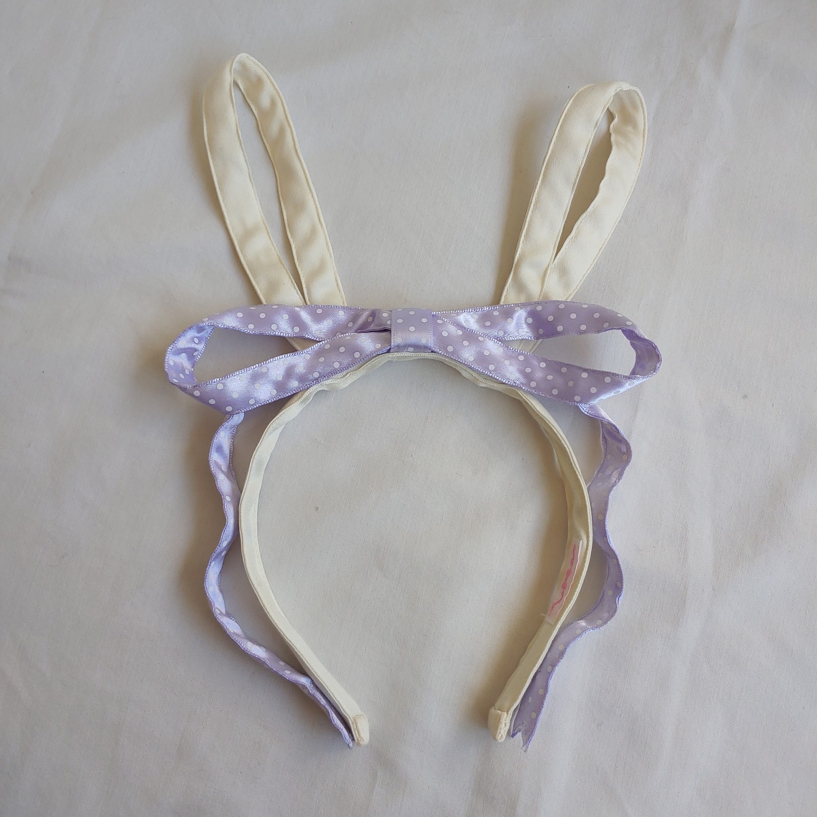 Angelic Pretty Bunny Toy Ribbon Rabbit Ear Headband Yellow Purple NWOT
