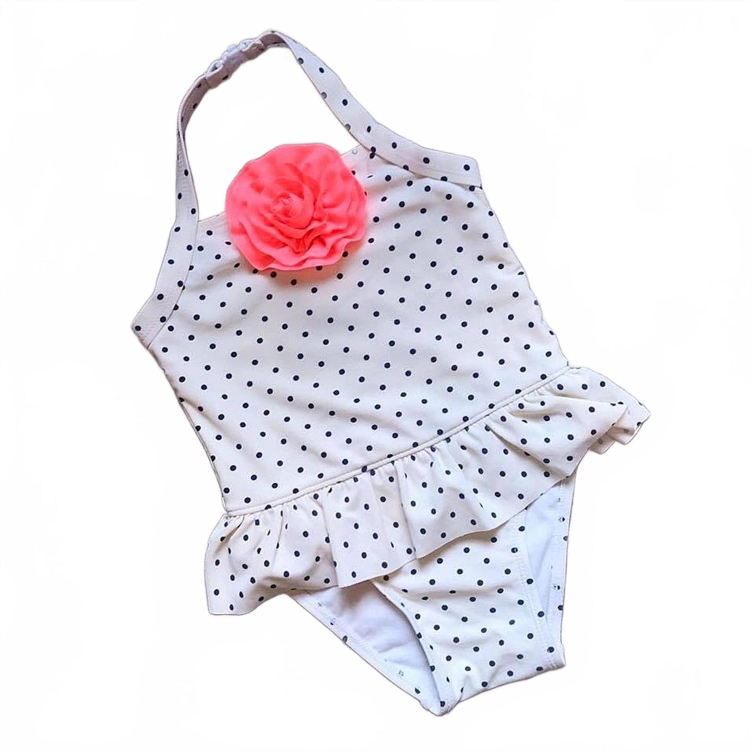 Old Navy Girls Ruffled Waist One Piece Swimsuit ~ Size 2T