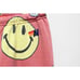 Aviator Nation Red Smiley Face Repeat Zip Up Hoodie Sweater Sweatpant Set Small