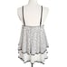 NWT Victoria's Secret Sheer Black White Dot Peek-a-Boo Nipple Babydoll Top- M