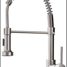 single handle pull down kitchen sink