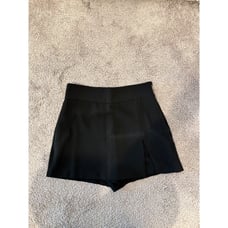 Zara Black High Waist Shorts Dressy Casual Size L