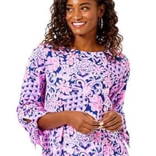 Lilly Pulitzer Langston Blouse Top S