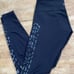 Lululemon Wunder Under Pant Size 8 Black Print Full On Luon Leggings