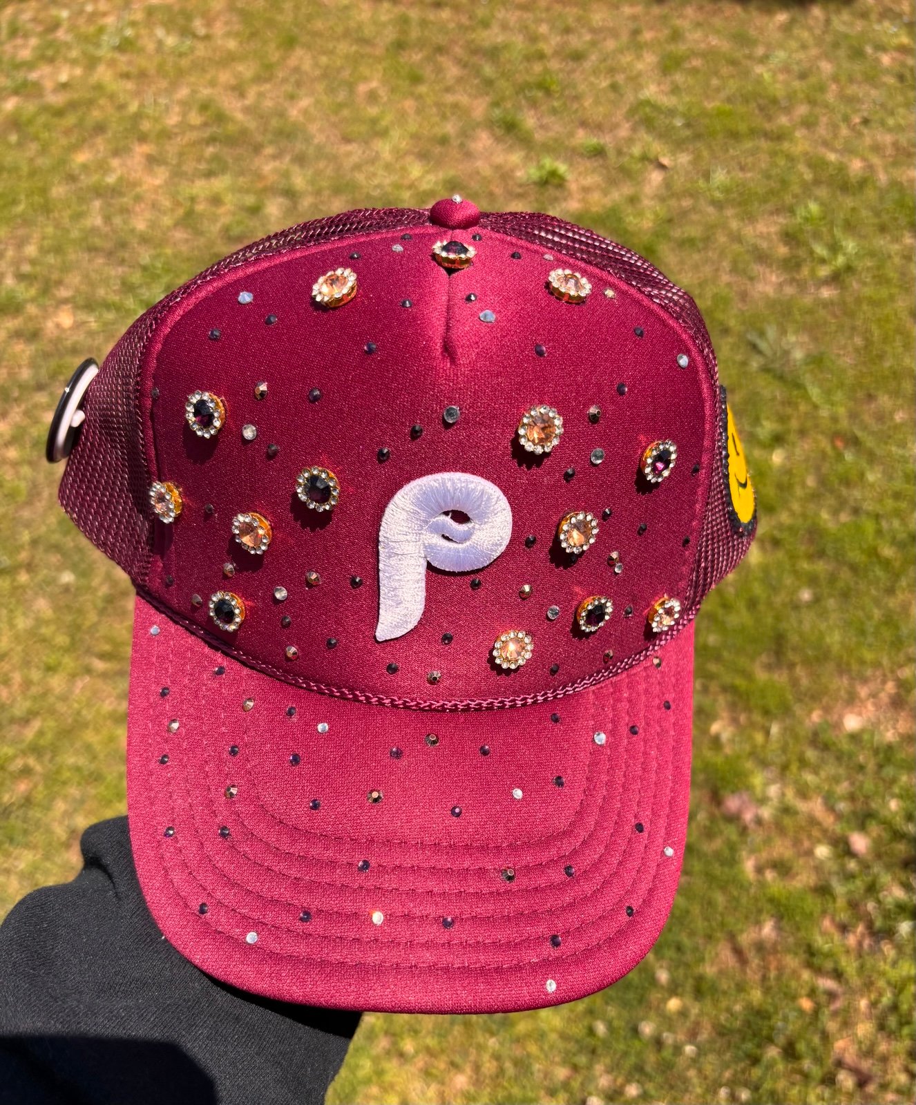 Philadelphia Phillies rhinestone unisex trucker hat