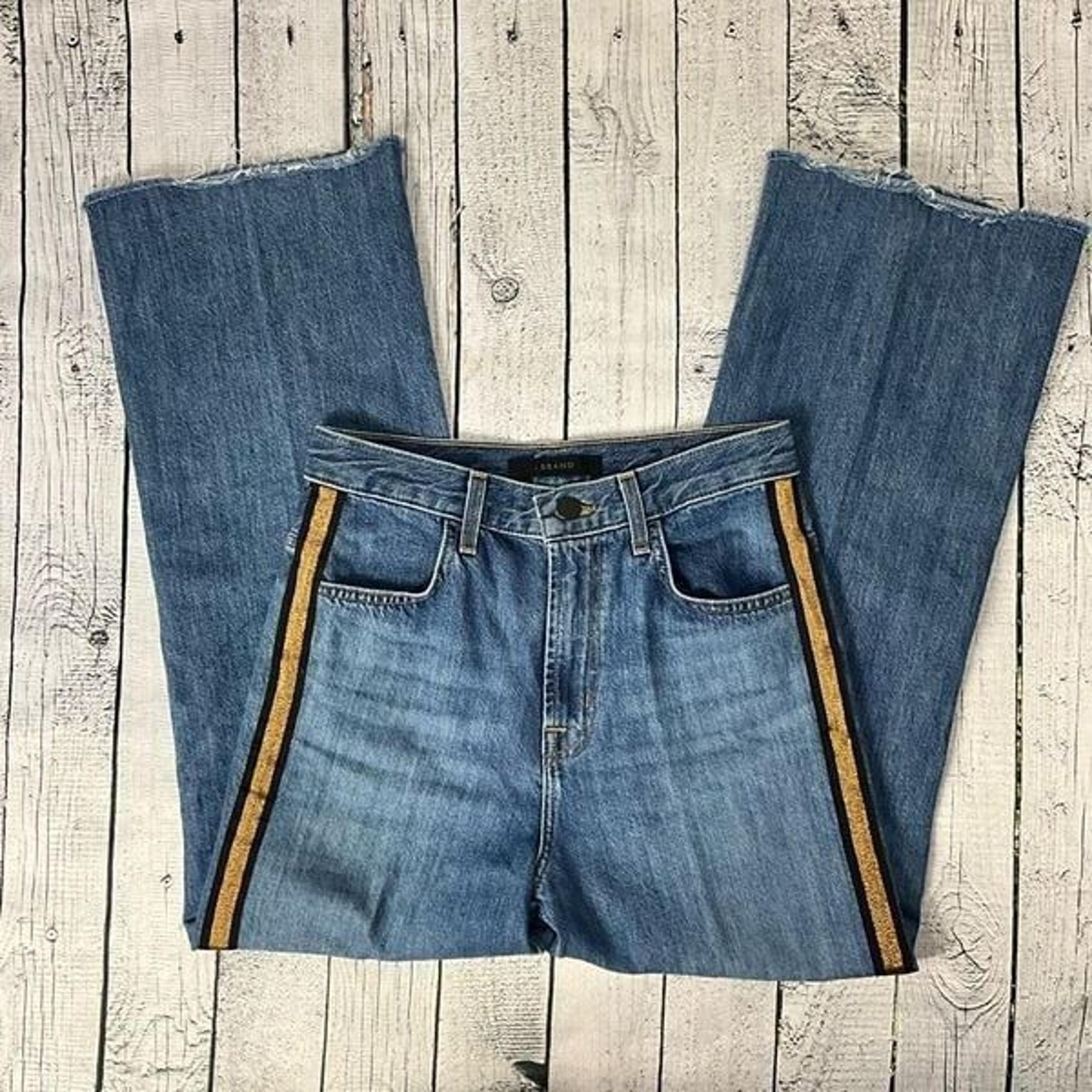 J BRAND Joan High Rise Crop Quintessential Jeans