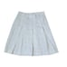 Vintage 70s Tennis Circle Skirt Womens Size M White Polka Dot Pleated