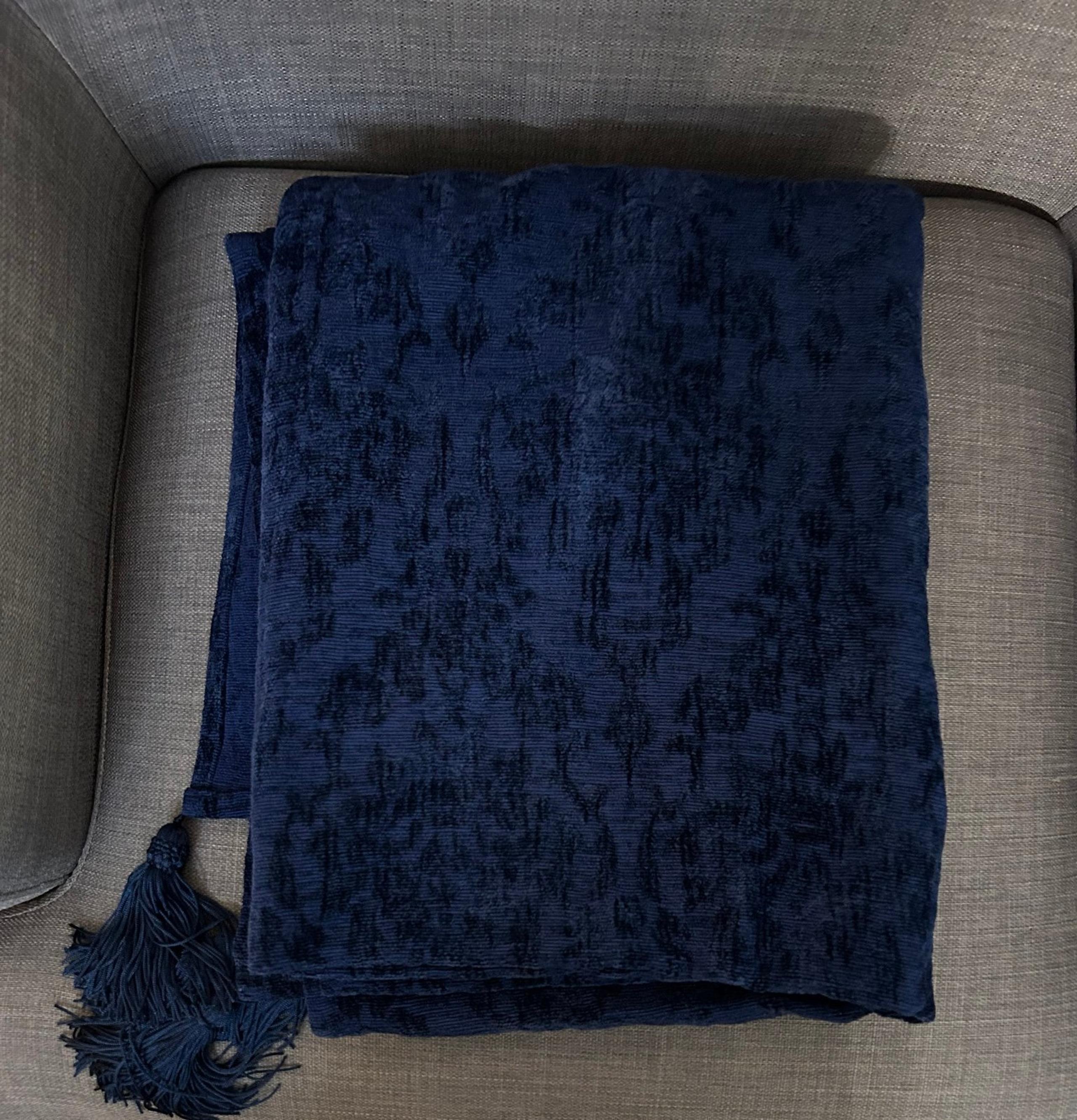 Decorative throw blanket