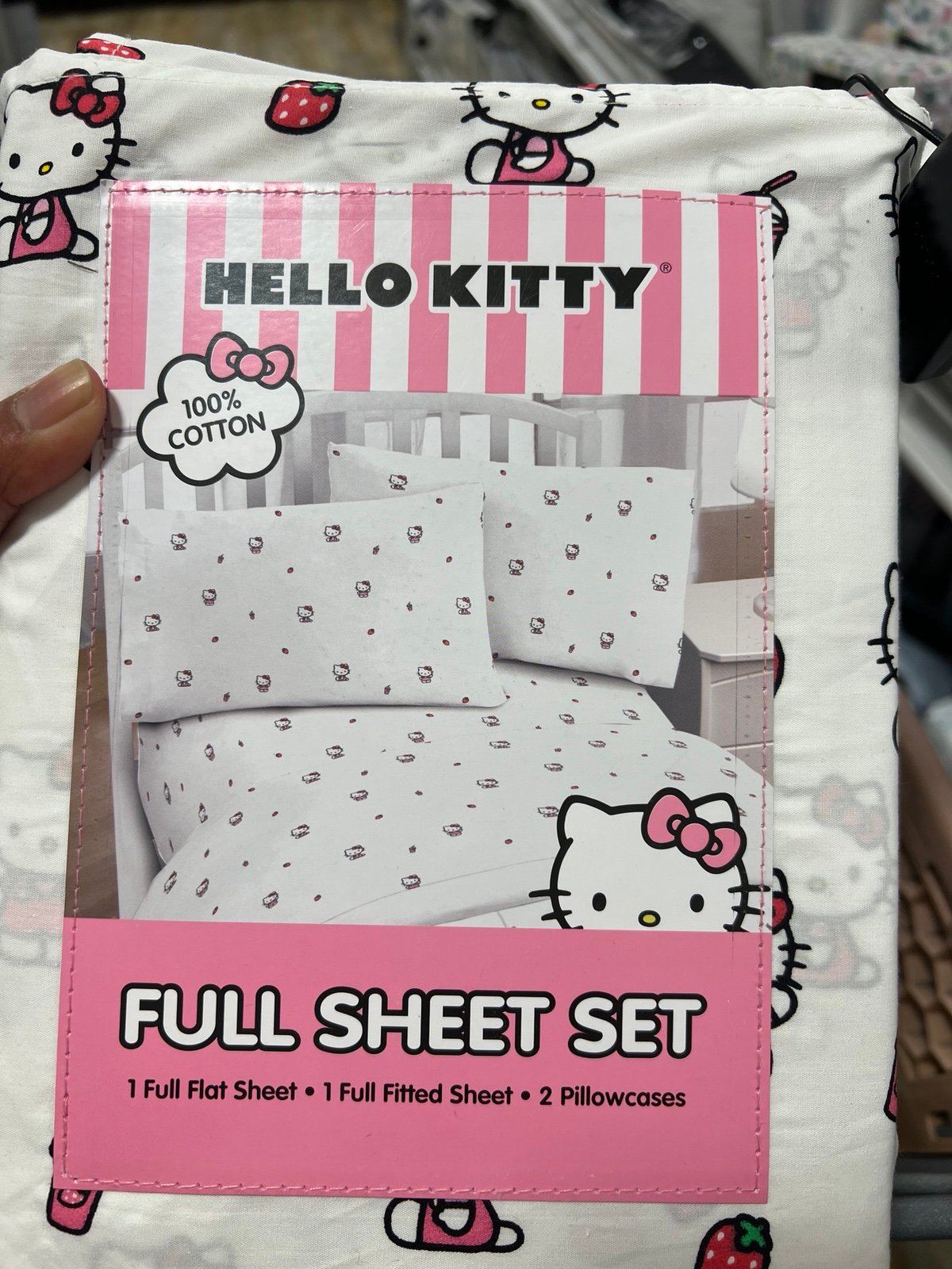 Hello Kitty full size bed sheets