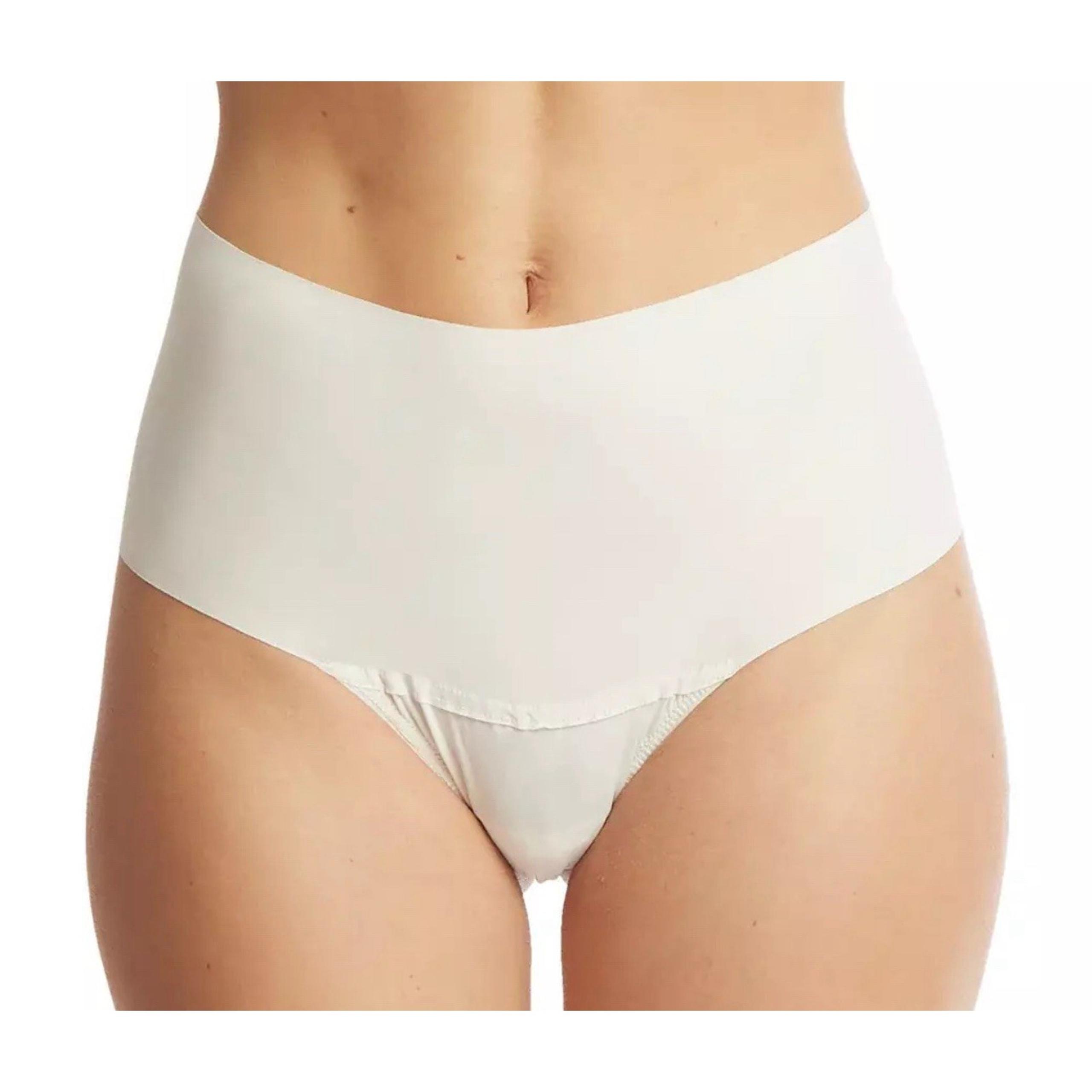 Hanky Panky BreatheSoft High Rise Thong Panty Womens Size XL White Lined NWT