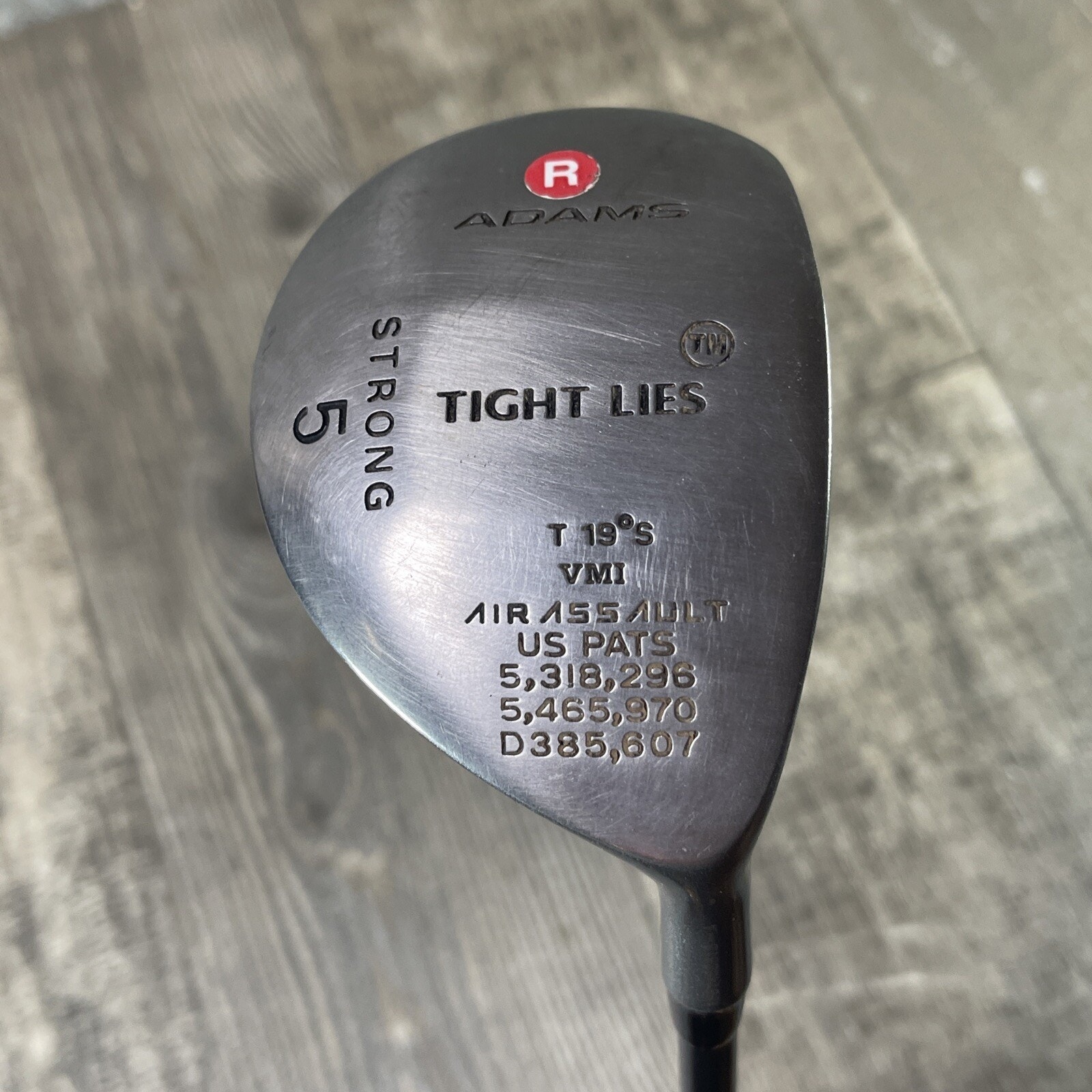 Adams Tight Lies VMI Air Assault 19* Strong 5 Wood RH Adams Reg Graphite 42.5”