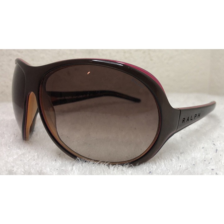 RALPH LAUREN Tortoiseshell Women’s Sunglasses Oversized 7569S/0TV7 Gradient Lens
