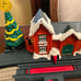 Santas Christmas station & James works it out Frosty snowman tunnel trackmaster