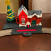 Santas Christmas station & James works it out Frosty snowman tunnel trackmaster