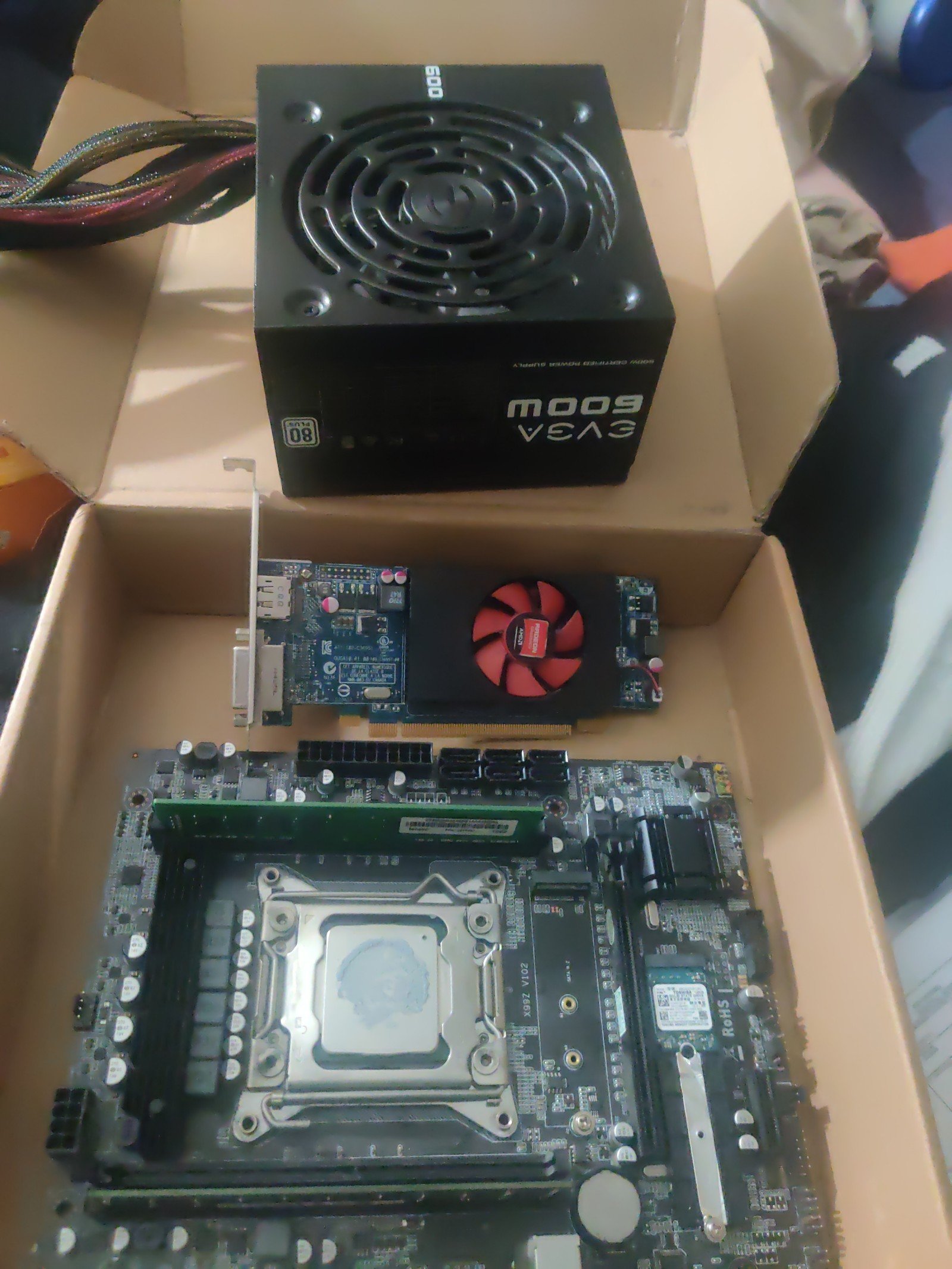 Xeon 2640 V3 with mobo + PSU + ram and fan
