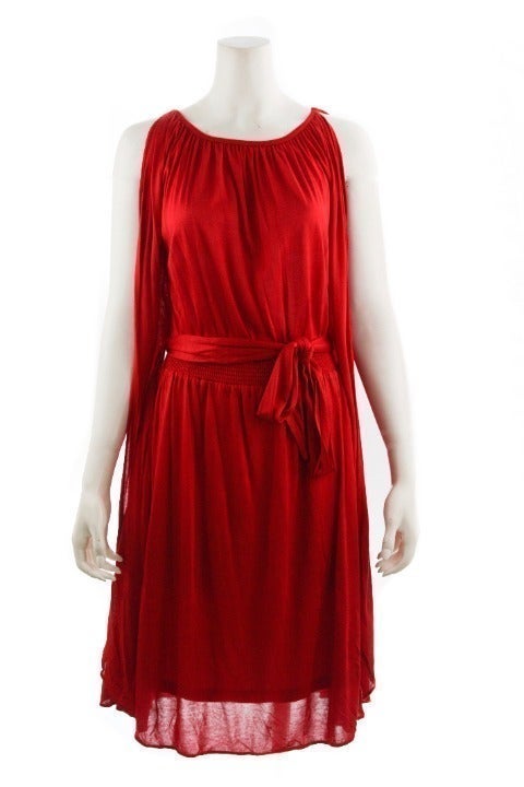MARC BY MARC JACOBS Spicy Red Sleeveless Dress Size S New