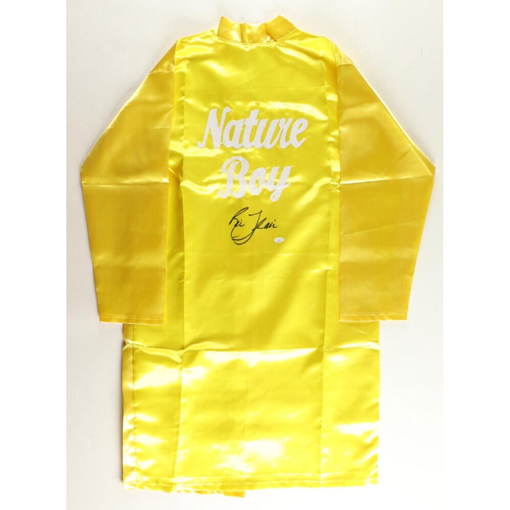 Ric Flair Signed Autographed Gold Nature Boy Wrestling Robe JSA COA WWE WWF