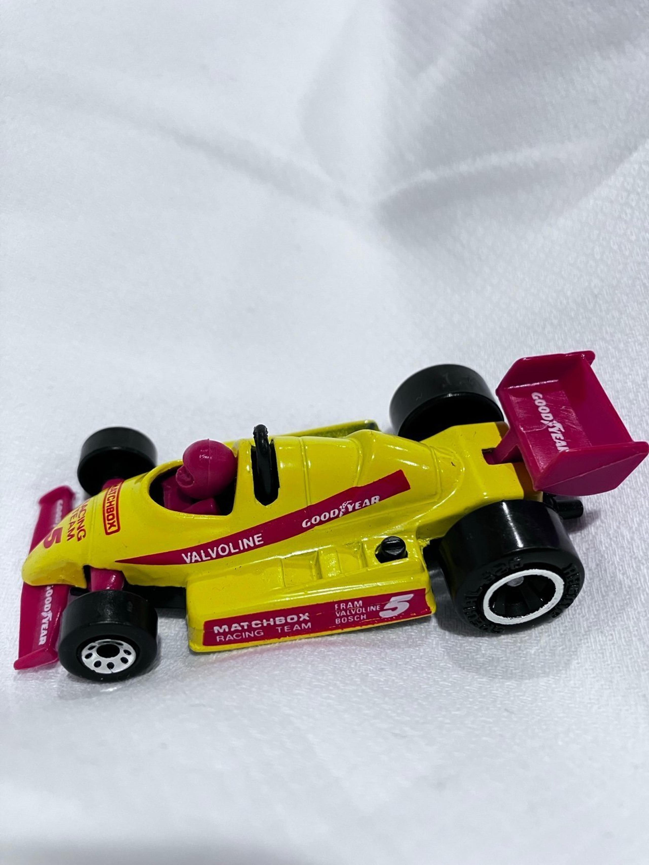 Vintage Matchbox MB65 Indy Racer 1/64th {{Yellow}} From 1984