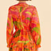FARM RIO Orange Ombre Forest Mini Dress L