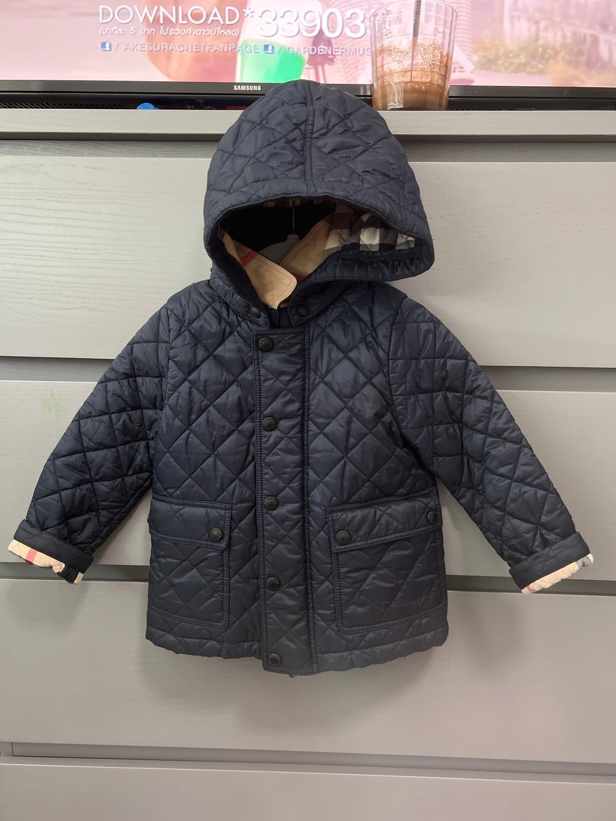 Burberry kids jacket coat