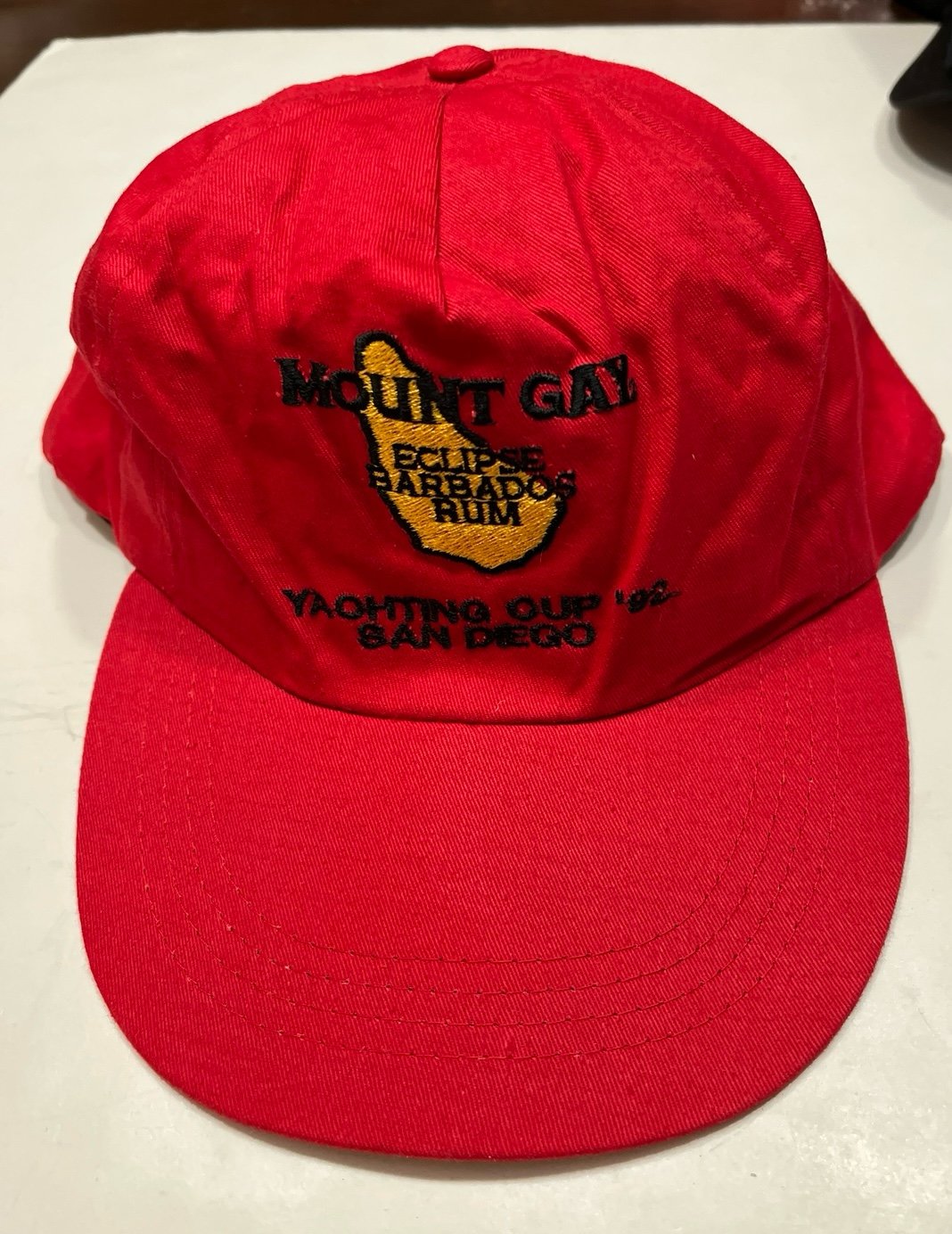 Mount Gay Rum Sailing Hat San Diego 1992