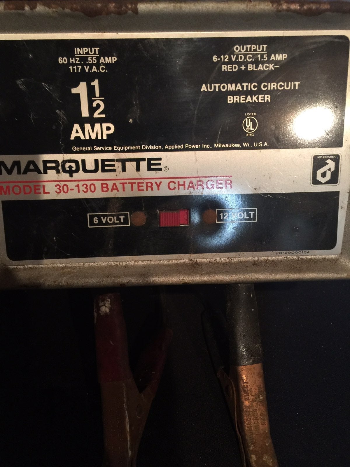 Battery Charger 6 / 12 Volt