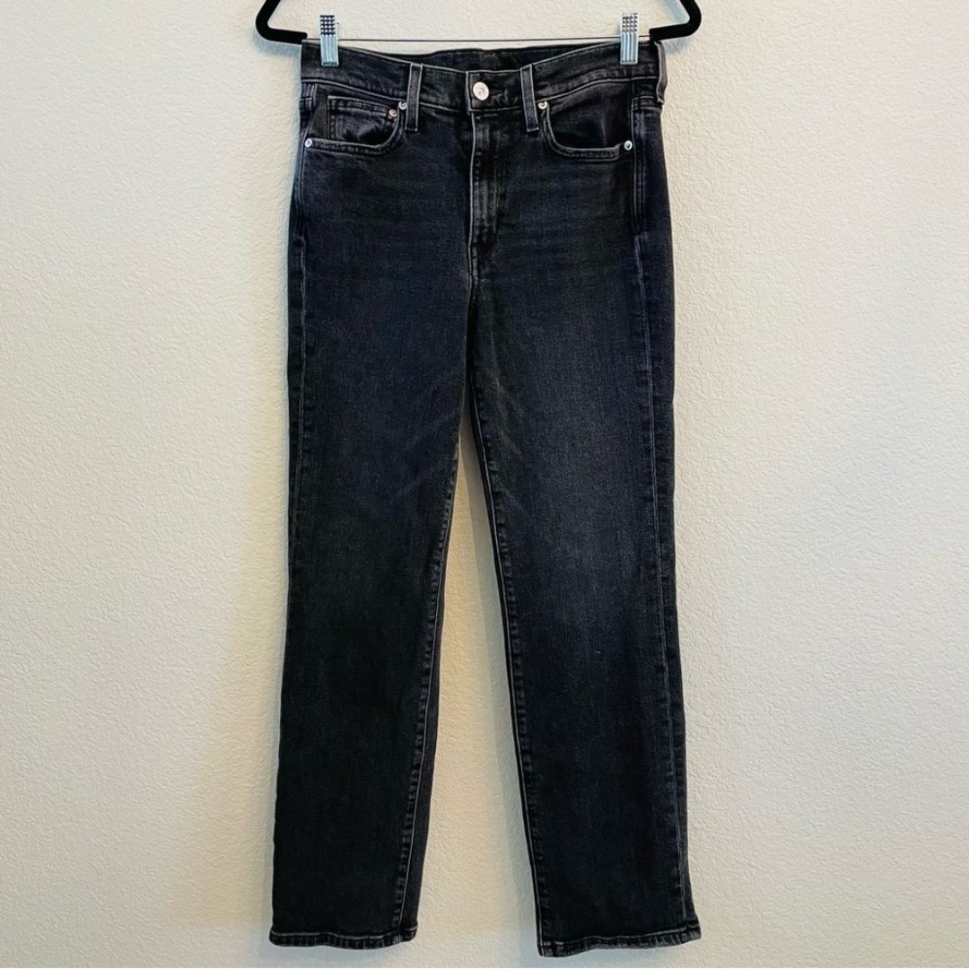 AYR The LaLa Straight Leg Black Hush Hush Jeans | Size 29