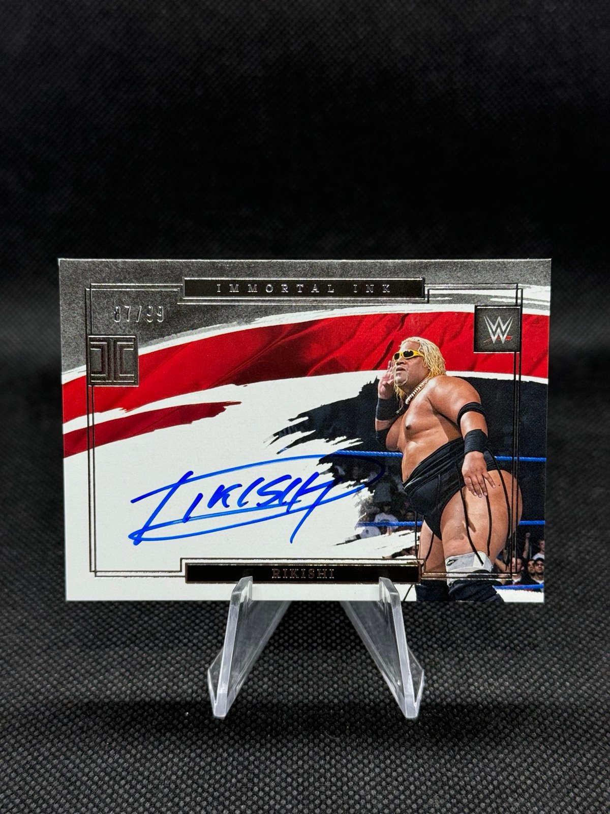 2022 Impeccable WWE Rikishi Immortal Ink Autograph On Card /99 SP