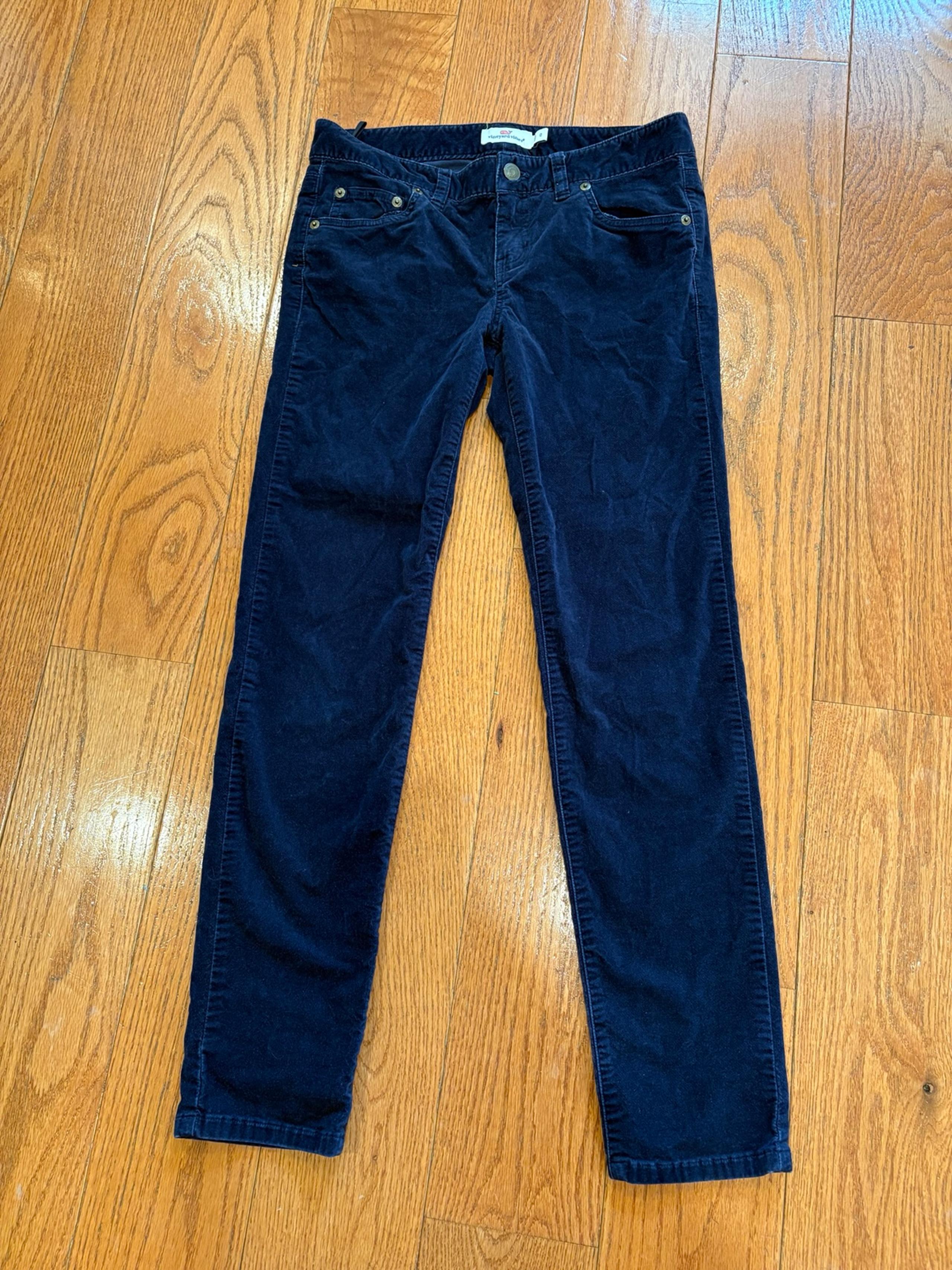 vineyard vines women’s corduroy navy pants