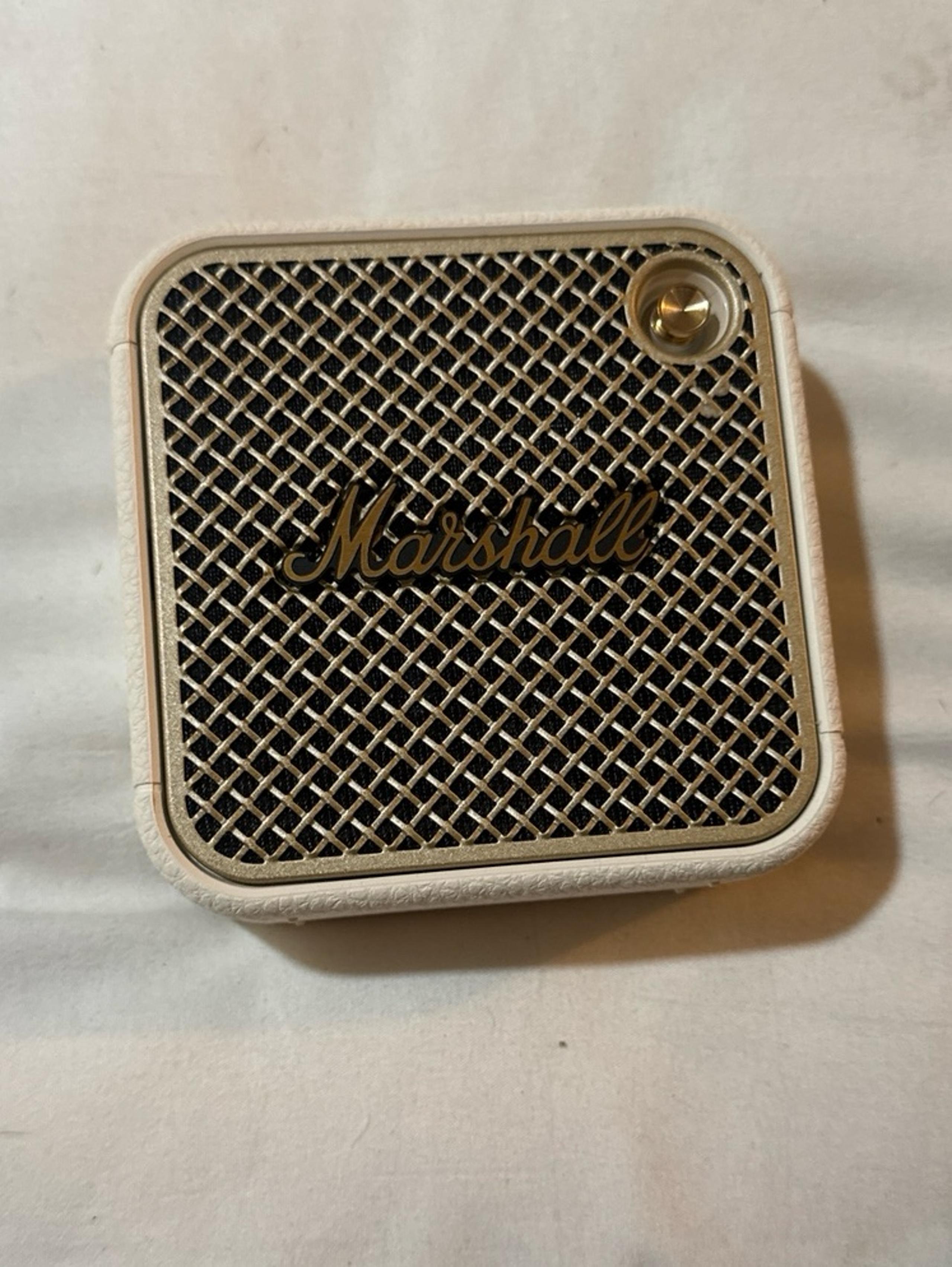 Marshall “Willen II” Portable Bluetooth Speaker (Open Box) - WHITE GOLD