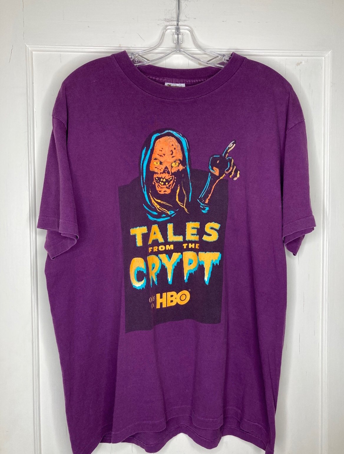 Tales From The Crypt Only On HBO Vtg Tennessee River Horror T-Shirt Crypt Keeper