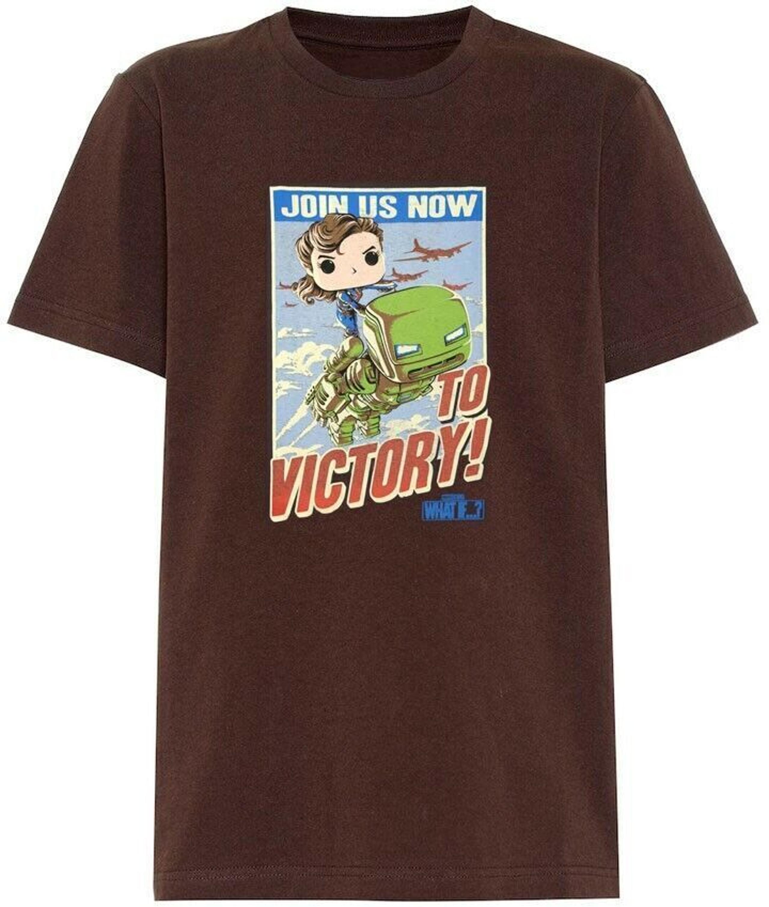 Funko Pop Captain Carter T-Shirt Mens Black What If Marvel Tee NEW Medium