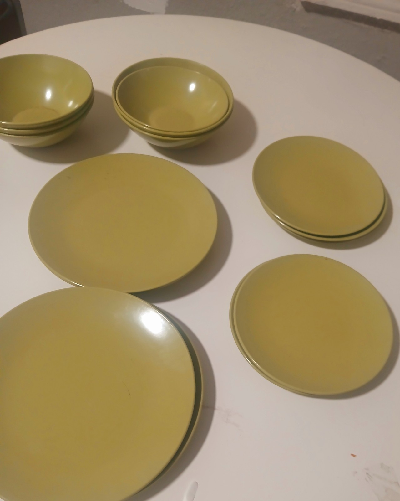 Vintage set melmac dishes