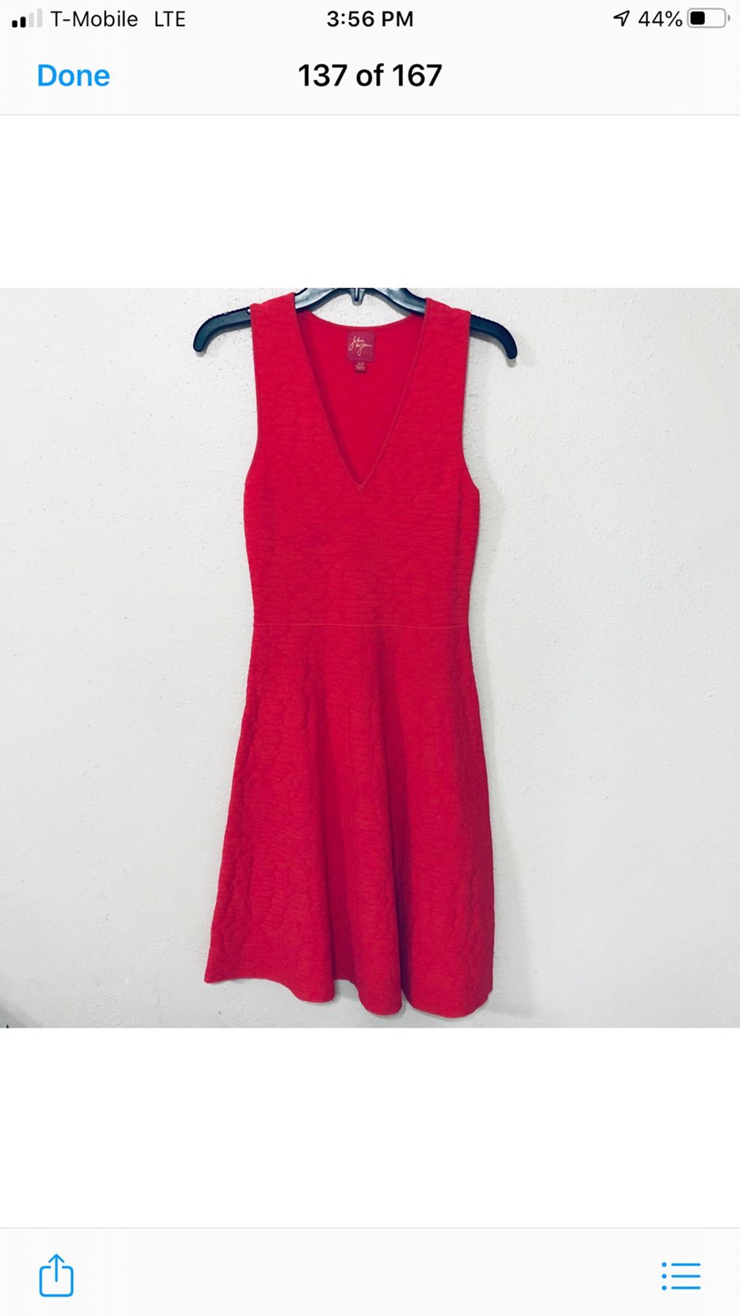 John + jenn sz S pink fit flare dress