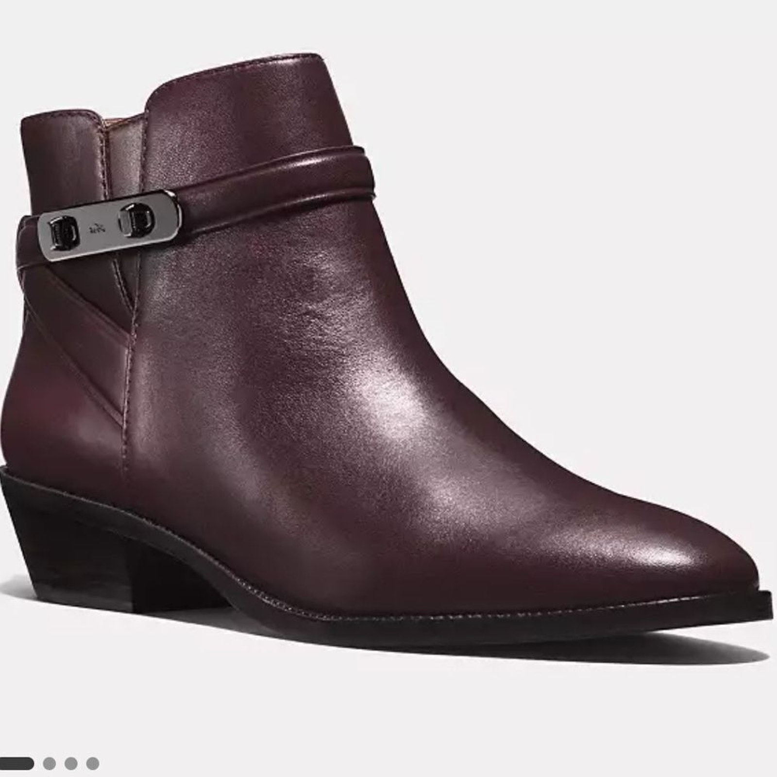Coach Colleen Leather Booties SZ 9