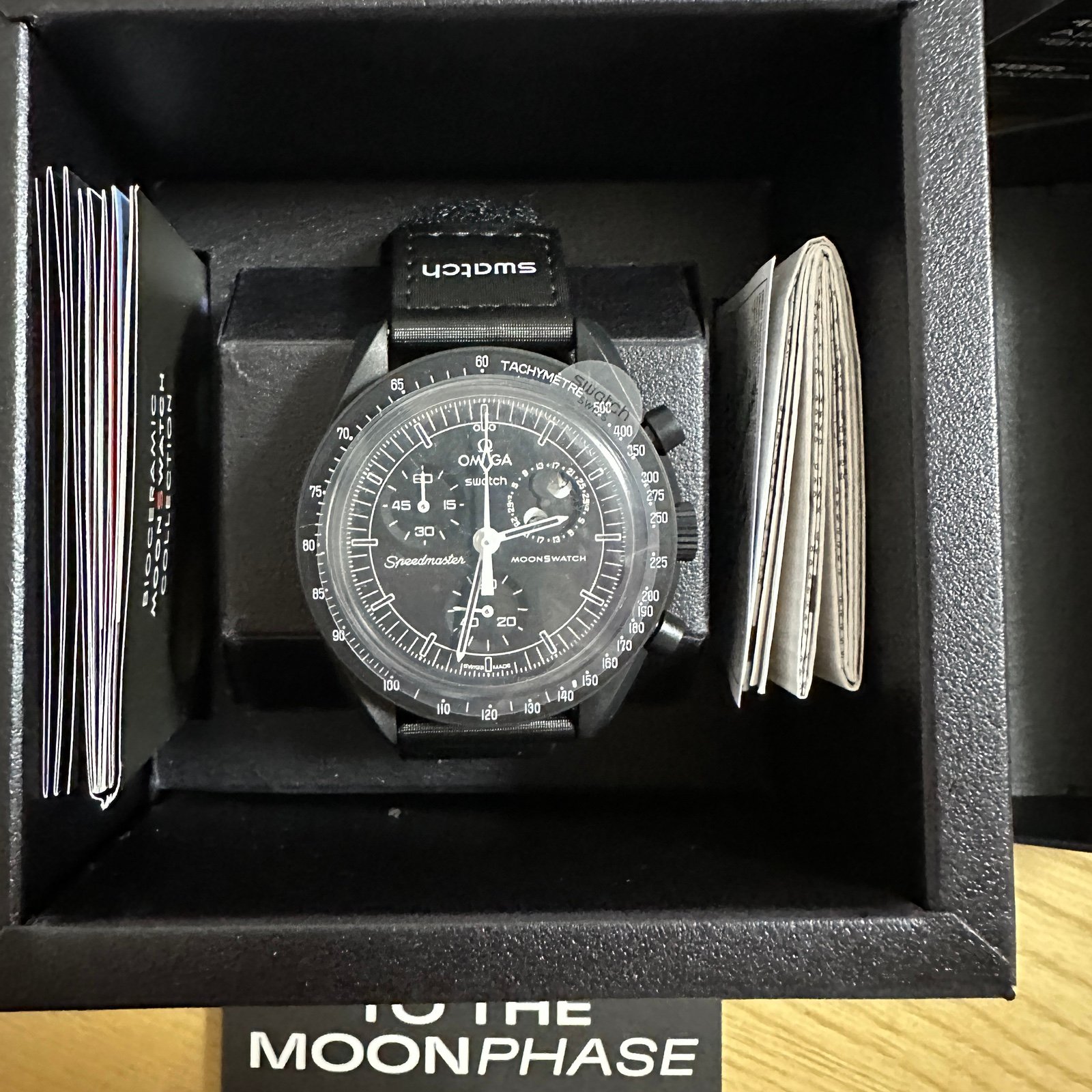 Omega X Swatch Moonswatch Mission To Moonphase SO33B700 - Brand New With Tags