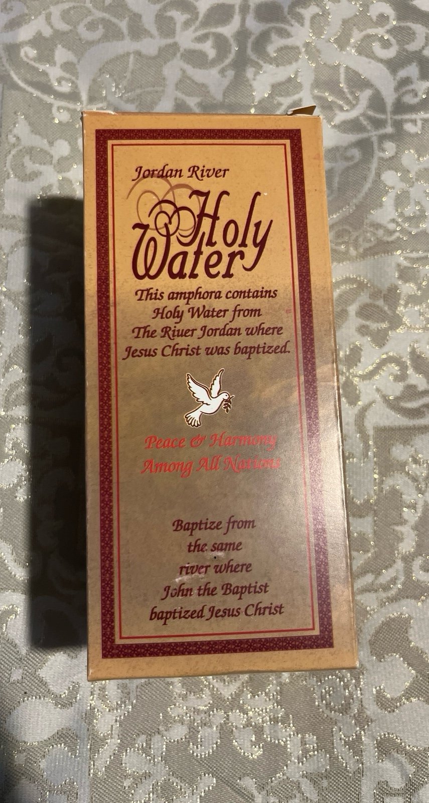 Holy water & holy frankincense