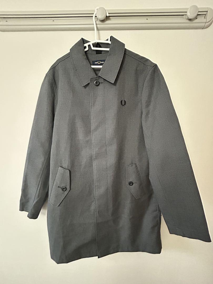 Fred Perry Gray Trench Coat